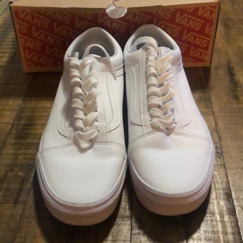 White Vans Sneakers